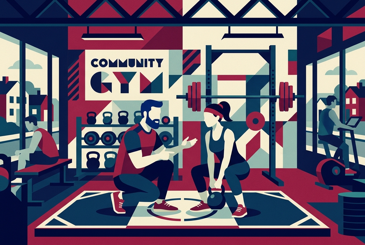 Fitness & Training — Stronger every week. Build America trade artwork
