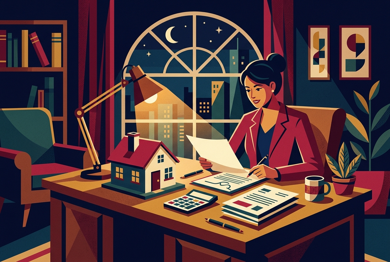 Mortgage & Lending — Financing, explained. Build America trade artwork